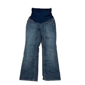 MIMI MATERNITY Jeans Belly Band Stretch Denim Size Medium
